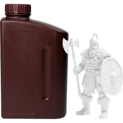 -/ Фотополимерная смола NVPRINT Plant Based Resin White для 3D печати 1 кг (бут)