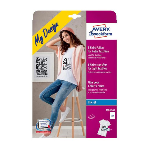 Термотрансфер Avery Zweckform MD1001, для струйной печати
