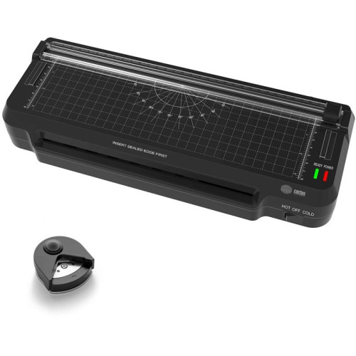 Ламинатор Cactus CS-LAB-F1 черный A4 (70-125мкм) 25см/мин (2вал.) хол.лам. лам.фото