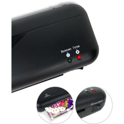 Ламинатор Heleos ЛМ_А4C A4 (75-150мкм) 30см/мин (2вал.) лам.фото