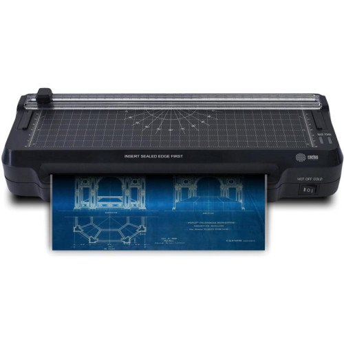 Ламинатор Cactus CS-LAB-F1 черный A4 (70-125мкм) 25см/мин (2вал.) хол.лам. лам.фото