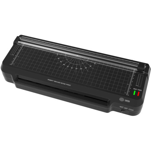 Ламинатор Cactus CS-LAB-F1 черный A4 (70-125мкм) 25см/мин (2вал.) хол.лам. лам.фото