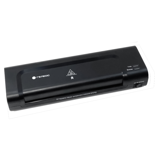 Ламинатор ГЕЛЕОС ЛМ A4 Комбо,  А4, 2х150 (пленка 75-150мкм), 300 мм/мин, 2 вала, пласт. корпус, мах толщина 0,6мм, разжим валов, + резак, обрезчик углов и стартовый набор пленок