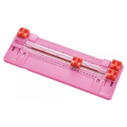 Резак дисковый Kw-Trio 13045pink A4/6 лист./230мм/ручн.прижим