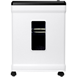 Уничтожитель документов ГЕЛЕОС УМ26-4, DIN P-4 (4 ур-нь секр.), фрагмент 3,9х35мм, 14-17 лист (70г/м2), CD/пл.карты/скрепки/скобы, 26 литров