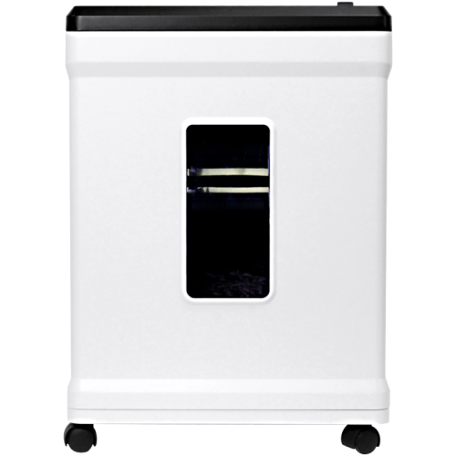 Уничтожитель документов ГЕЛЕОС УМ26-4, DIN P-4 (4 ур-нь секр.), фрагмент 3,9х35мм, 14-17 лист (70г/м2), CD/пл.карты/скрепки/скобы, 26 литров