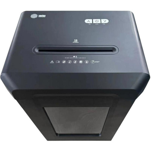 Шредер Cactus CS-SH-G9 черный (секр.P-4) фрагменты 18лист. 30лтр. скрепки скобы пл.карты CD