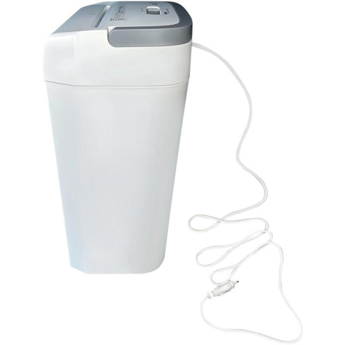 Шредер Cactus CS-SH-C4 белый (секр.P-4) фрагменты 8лист. 13лтр. скрепки скобы пл.карты