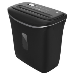 Шредер Deli E9945 (секр.P-4) фрагменты 6 лист. 12 л, скобы/пл.карты