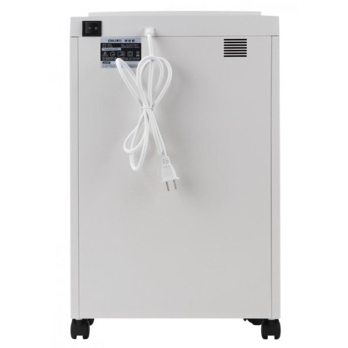 Шредер Deli 9912 (секр.P-5) фрагменты 6 лист. 20 л, скрепки/скобы/пл.карты/CD