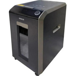 Шредер Office Kit SA200M1,9х10 черный/серый с автоподачей (секр.P-5) фрагменты 220лист. 40лтр. скобы пл.карты