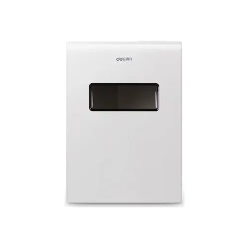 Шредер Deli E9921-EU, DIN P-4, 3х16мм, 6 лст., уничт.: пл.карты/скрепки/скобы, 16 лтр., белый