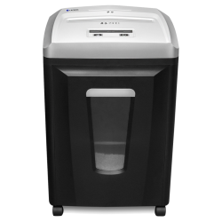 Уничтожитель документов ГЕЛЕОС УП21-7, DIN P-7   (7 ур-нь секр.), фрагмент 0,8х2мм, 7-8 лист (70г/м2), CD/пл.карты, 23 литра