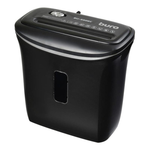 Шредер Buro Home BU-S506C (секр.P-4) фрагменты 5 лист. 12 л, пл.карты