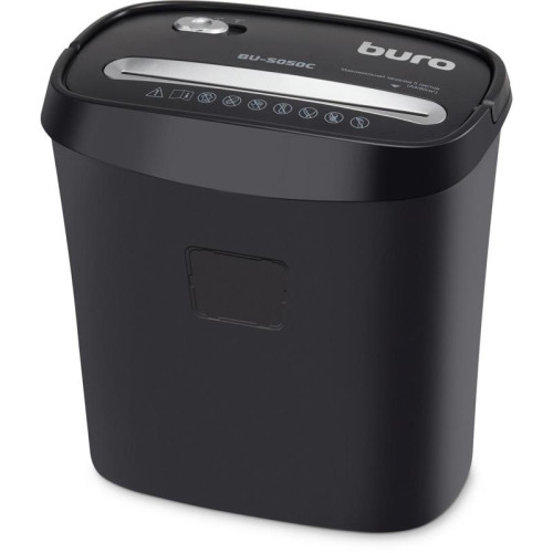 Шредер Buro Home BU-S050C (секр.P-3) фрагменты 5 лист. 13 л, пл.карты