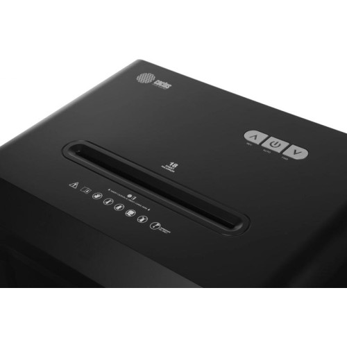 Шредер Cactus CS-SH-G9 черный (секр.P-4) фрагменты 18лист. 30лтр. скрепки скобы пл.карты CD