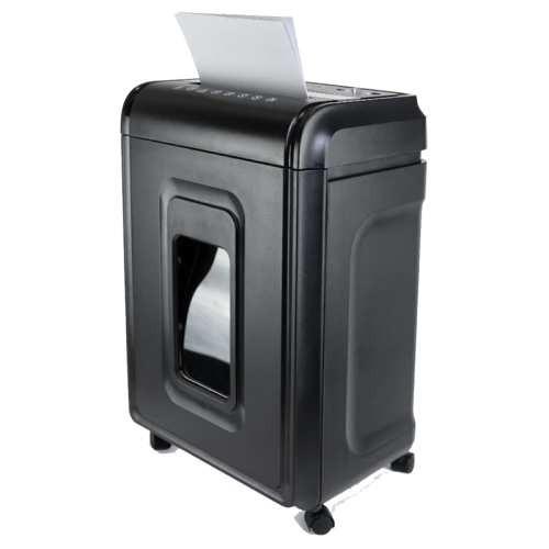 Уничтожитель документов ГЕЛЕОС УМ32-4, DIN P-4 (4 ур-нь секр.), фрагмент 4х30мм, 32 лист (70г/м2), CD/пл.карты/скрепки/скобы, 32 литра