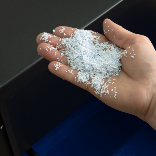 Уничтожитель документов ГЕЛЕОС УА118-7+, DIN P-7 (7 ур-нь секр.), фрагмент 0,8х1 мм, 10-11 лист (70г/м2), 118 литра