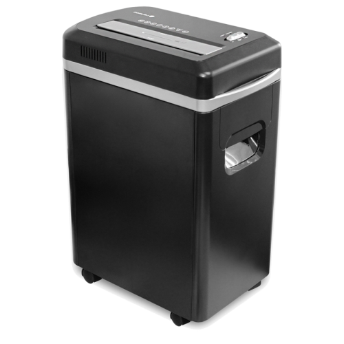 Уничтожитель документов ГЕЛЕОС УМ22-5, DIN P-5 (5 ур-нь секр.), фрагмент 2х8мм, 9-10 лист (70г/м2), CD/пл.карты/скрепки/скобы, 22 литра