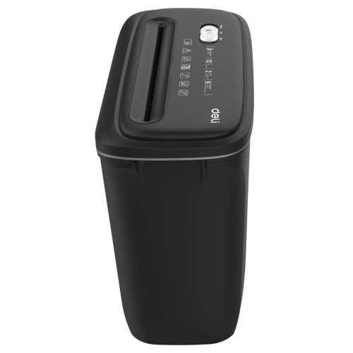 Шредер Deli E9945 (секр.P-4) фрагменты 6 лист. 12 л, скобы/пл.карты