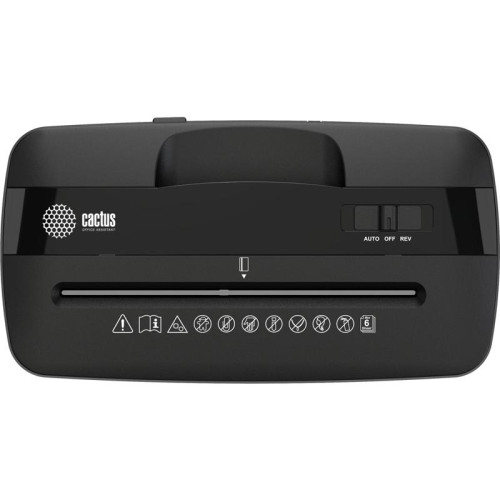 Шредер Cactus CS-SH-A3 (секр.P-4) перекрестный 6. лист. 13 л, скобы/пл.карты