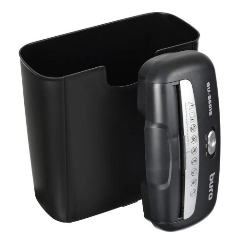 Шредер Buro Home BU-S601S (секр.Р-1) ленты 6 лист. 10 л, пл.карты