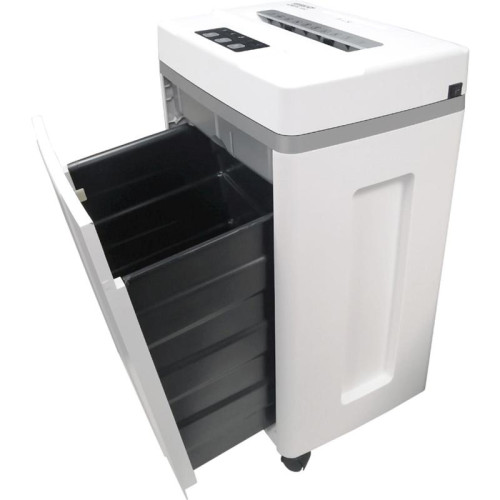 Шредер Office Kit S200TSCD 0,8x1 (секр.P-7) фрагменты 6 лист. 25 л, скобы/пл.карты/CD