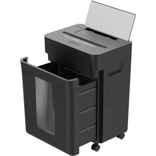 Шредер Cactus CS-SH-D8 с автоподачей (секр.P-4) фрагменты 150лист. 24лтр. скобы пл.карты