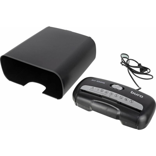 Шредер Buro Home BU-S601S (секр.Р-1) ленты 6 лист. 10 л, пл.карты