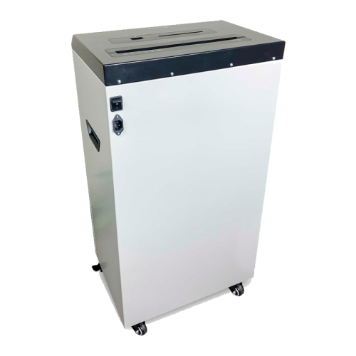 Уничтожитель документов и медианосителей ГЕЛЕОС СП65-4, P-4 (4 ур-нь секр.), фрагмент 3,9х40мм, 30 лист (70г/м2), флеш-карты/CD/пл.карты/скрепки/скобы, 65 литров