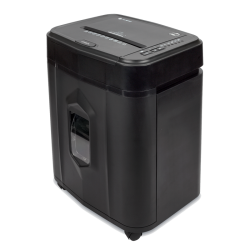 Уничтожитель документов ГЕЛЕОС АП20-4, DIN P-4 (4 ур-нь секр.), фрагмент 3,9х12мм, АВТОПОДАЧА 131 лист (70г/м2), пл.карты/скрепки/скобы, 20 литров