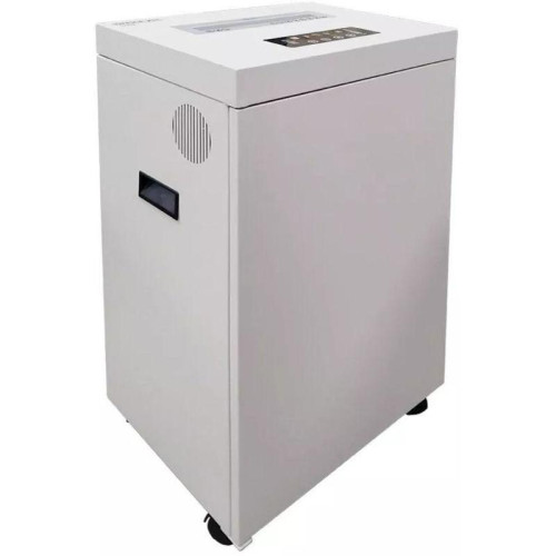 Шредер Office Kit S500 0,8x2 (секр.P-7) фрагменты 7 лист. 50 л, скобы/пл.карты/CD