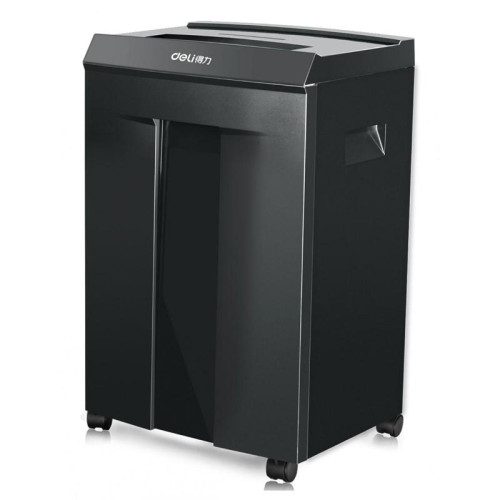 Шредер Deli 9919 с автоподачей (секр.P-7) фрагменты 8 лист. 30 л, скрепки/скобы/пл.карты/CD