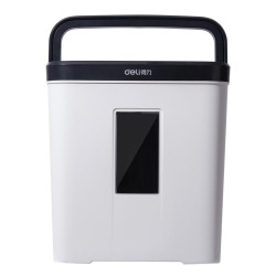 Шредер Deli E9939 (секр.P-4) фрагменты 5 лист. 12 л, скобы