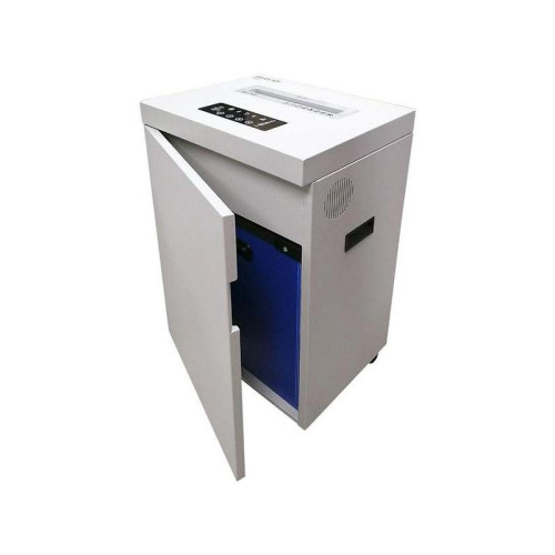 Шредер Office Kit S500 белый (секр.P-5) фрагменты 17лист. 50лтр. скрепки скобы пл.карты CD