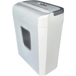 Шредер Cactus CS-SH-C4 белый (секр.P-4) фрагменты 8лист. 13лтр. скрепки скобы пл.карты