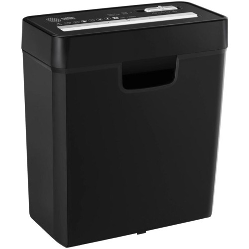 Шредер Cactus CS-SH-P2 черный (секр.Р-2) ленты 6лист. 10лтр. скобы пл.карты