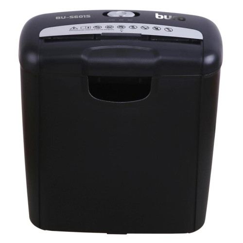 Шредер Buro Home BU-S601S (секр.Р-1) ленты 6 лист. 10 л, пл.карты