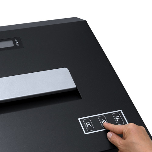 Уничтожитель документов ГЕЛЕОС УА118-7, DIN P-7 (7 ур-нь секр.), фрагмент 0,8х2 мм, 11-12 лист (70г/м2), 118 литра