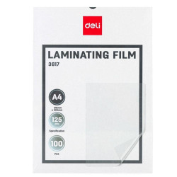 Плёнка для ламинирования Deli Size: A4Thickness: 125mic