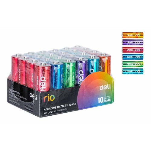 Батарея Deli Rio AAA (4шт) спайка