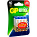 Батарея GP Ultra Plus Alkaline GP 24AUP-2CR8 AAA (8шт) блистер