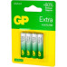 Батарея GP Extra Alkaline 24AXA21-2CRSBC4 AAA (4шт) блистер