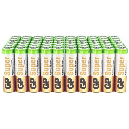 Батарея GP Super 15A50/10HR-2CRVS60 AA (промо:50+10) (60шт) спайка