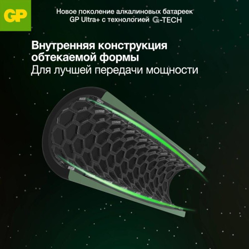 Батарея GP Ultra Plus Alkaline 15AUPA21-2CRSB2 AA (2шт) блистер