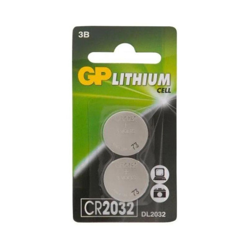 Батарея GP Lithium CR2032 (2шт) блистер