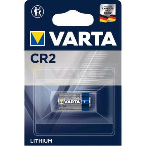 Батарейка Varta ELECTRONICS CR2 BL1 Lithium 3V (6206) (1/10/100) (1 шт.) [06206301401]