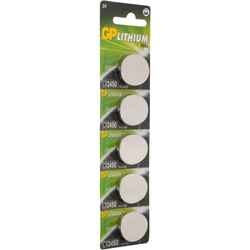Батарея GP Lithium CR2450 (5шт)