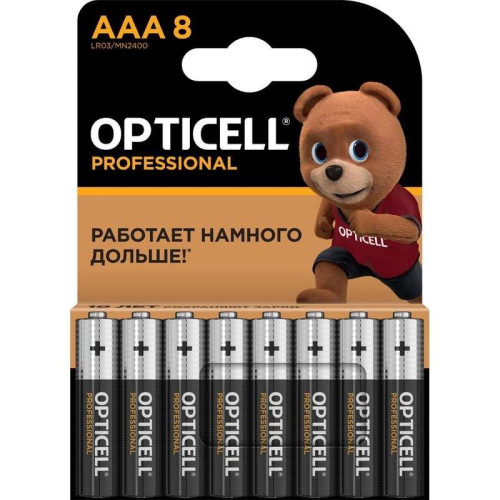 Батарея Opticell Professional AAA AAA (8шт) блистер