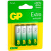 Батарея GP Extra Alkaline 15AXA21-2CRSBC4 AA (4шт) блистер